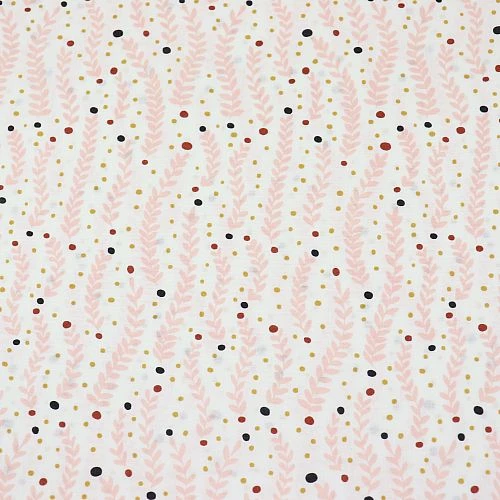 Bio Popeline Baumwollstoff Climbing Tendrils White Aus Der Serie Fanciful Von Cloud9 4 Bio Popeline Baumwollstoff Climbing Tendrils White Aus Der Serie Fanciful Von Cloud9 – Bild 2