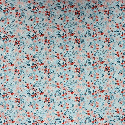 Bio Popeline Baumwollstoff Woodland Floral Dawn Von Monaluna 4 Bio Popeline Baumwollstoff Woodland Floral Dawn Von Monaluna – Bild 2