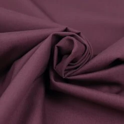 Uni Bio Popeline Candy Cotton In Aubergine Von Verhees -STOFFBIOTOP Verkäufe Popeline Candy Cotton in Aubergine von 2156 2