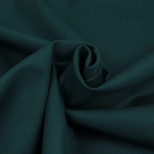 Uni Bio Popeline Candy Cotton In Dark Emerald Von Verhees 5 Uni Bio Popeline Candy Cotton In Dark Emerald Von Verhees – Bild 3