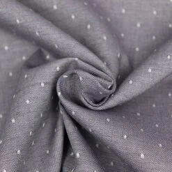 Bio Chambray Punkte Diabolo Violette Von Amandine Cha -STOFFBIOTOP Verkäufe Punkte Diabolo Violette von Amandine Cha 1285 2