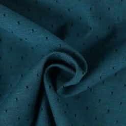 Bio Chambray Punkte Dunkel Lagunen Grün Von Amandine Cha -STOFFBIOTOP Verkäufe Punkte dunkel Lagunen Gruen von Amandine 1125 2