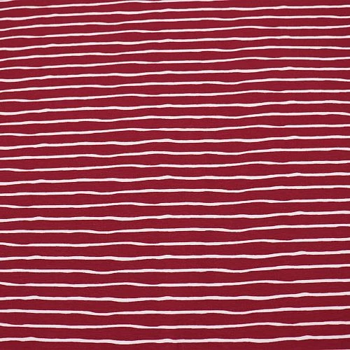 Bio Ringeljersey Stoff Good Vibes Stripes Kirsche Von Stoffonkel 4 Bio Ringeljersey Stoff Good Vibes Stripes Kirsche Von Stoffonkel – Bild 2