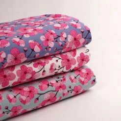 Bio Jersey Motiv Sakura In Weiß Von Stoffonkel 9 Bio Jersey Motiv Sakura In Weiß Von Stoffonkel -STOFFBIOTOP Verkäufe Sakura in weiss von Stoffonkel Bio 1489 3