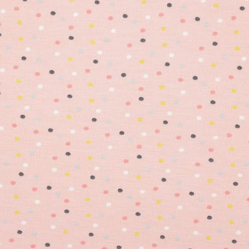 Bio Jersey Stoff Mini Jungle Confetti Rose Von Stoffonkel 5 Bio Jersey Stoff Mini Jungle Confetti Rose Von Stoffonkel – Bild 3