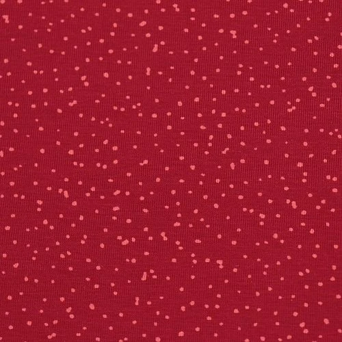 Bio Jersey Stoff Spotties Kirsch Von Stoffonkel 5 Bio Jersey Stoff Spotties Kirsch Von Stoffonkel – Bild 3