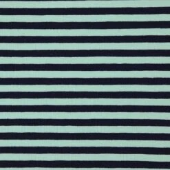 Bio Jersey Stoff Streifen Aqua Dark Ringeljersey Stoffonkel -STOFFBIOTOP Verkäufe Stoff Streifen aqua dark Ringeljersey Stoffonkel 857 2