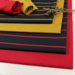 Bio Jersey Stoff Streifen Navy Rot Streifenjersey -STOFFBIOTOP Verkäufe Stoff Streifen navy rot Streifenjersey Bio 540 2