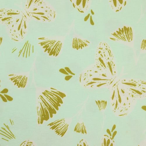 Bio Jersey Stoff Sweetly Sings Golden In Hellmint Von Art Gallery Fabrics 5 Bio Jersey Stoff Sweetly Sings Golden In Hellmint Von Art Gallery Fabrics – Bild 3