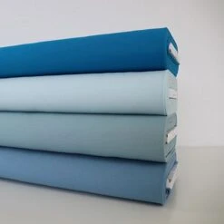 Bio Jersey Stoff Uni Türkis Blau -STOFFBIOTOP Verkäufe Stoff uni tuerkis blau Bio Jersey 46 2