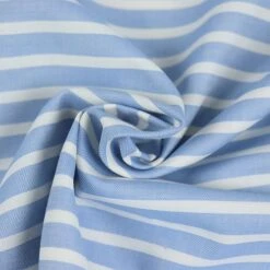 Bio Chambray Streifen Himmelblau Von Amandine Cha -STOFFBIOTOP Verkäufe Streifen Himmelblau von Amandine Cha Bio 1346 2