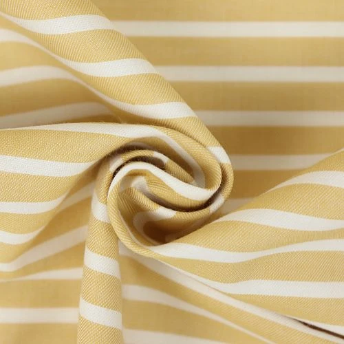 Bio Chambray Streifen Safran Gelb Von Amandine Cha 5 Bio Chambray Streifen Safran Gelb Von Amandine Cha – Bild 3