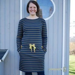 Bio Jersey Stoff Streifen Granit Schiefer Streifenjersey -STOFFBIOTOP Verkäufe Streifen granit schiefer Streifenjersey Bio Jersey 1517 3