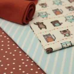 Bio Jersey Stoff Streifen Hellblau Vanille Ringeljersey Stoffonkel -STOFFBIOTOP Verkäufe Streifen hellblau vanille Ringeljersey Stoffonkel Bio 416 3