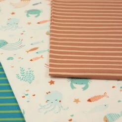 Bio Jersey Stoff Streifen Karamell Ringeljersey Stoffonkel -STOFFBIOTOP Verkäufe Streifen karamell Ringeljersey Stoffonkel Bio Jersey 407 3