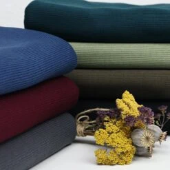 Bio Interlock Strick Uni Dunkelgrau -STOFFBIOTOP Verkäufe Strick uni dunkelgrau Bio Interlock 1497 2