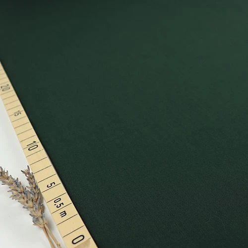 Uni Bio Popeline Candy Cotton In Dark Green Von Verhees 3 Uni Bio Popeline Candy Cotton In Dark Green Von Verhees