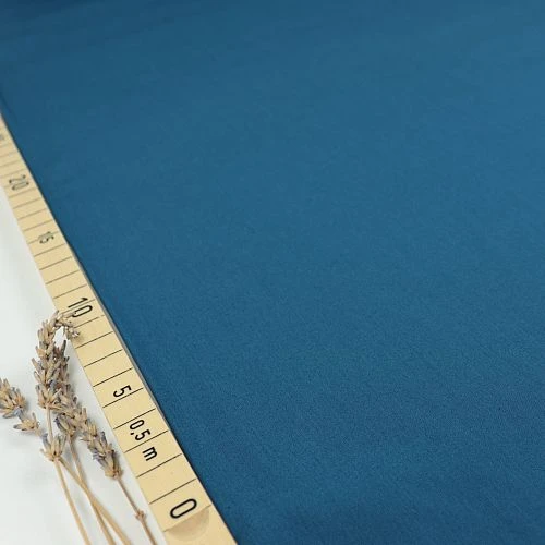 Uni Bio Popeline Candy Cotton In Blue Von Verhees 3 Uni Bio Popeline Candy Cotton In Blue Von Verhees