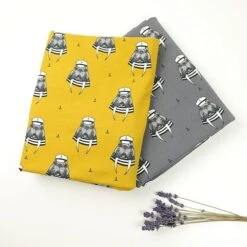 Bio Jersey Captain Walrus Grau Von Bloome Copenhagen -STOFFBIOTOP Verkäufe Walrus grau von Bloome Copenhagen Bio 549 3