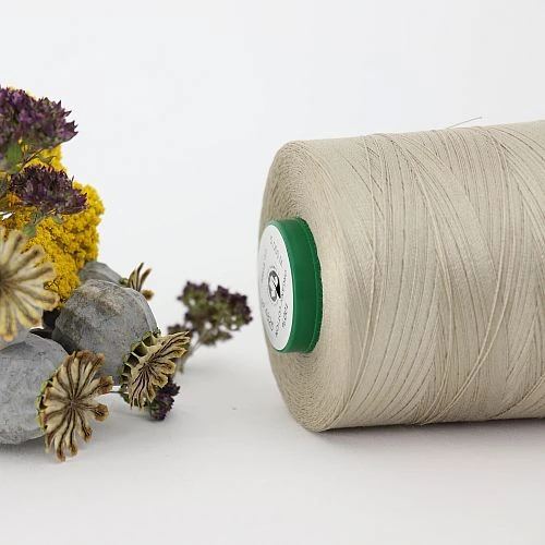 Nähgarn Weizen 100% Bio Baumwolle Scanfil 5000m Kone 4 Nähgarn Weizen 100% Bio Baumwolle Scanfil 5000m Kone – Bild 2