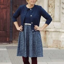 Bio Jersey Stoff Uni Navy Blau -STOFFBIOTOP Verkäufe blau Bio Jersey Stoff uni navy 48 5