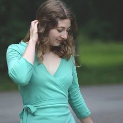 Bio Interlock Jersey Uni Pistazie -STOFFBIOTOP Verkäufe pistazie Bio Interlock Jersey uni 932 4