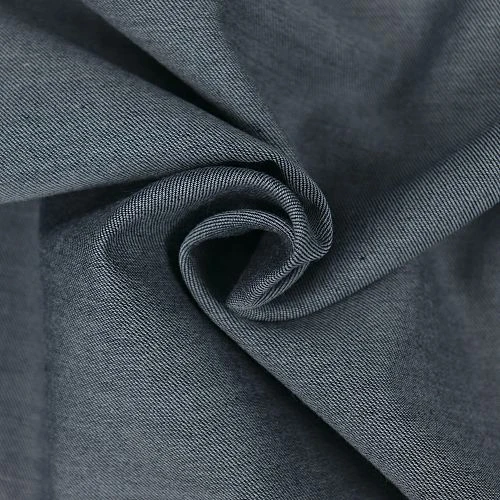 Bio Chambray Uni Nebelgrau Von Amandine Cha 5 Bio Chambray Uni Nebelgrau Von Amandine Cha – Bild 3