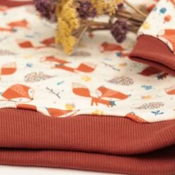 Bio Bündchen Gerippt Uni Sienna Von Mind The Maker -STOFFBIOTOP Verkäufe uni Sienna von Mind the Maker 1444 3