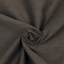 Bio Chambray Uni Tabac Von Amandine Cha -STOFFBIOTOP Verkäufe uni Tabac von Amandine Cha Bio 1286 2