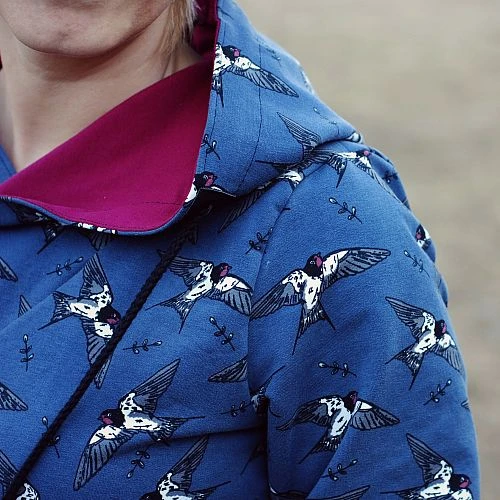 Bio Jersey Stoff Uni Bordeaux 6 Bio Jersey Stoff Uni Bordeaux – Bild 4