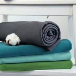 Bio Interlock Jersey Uni Dunkelgrau -STOFFBIOTOP Verkäufe uni dunkelgrau Bio Interlock Jersey 925 3