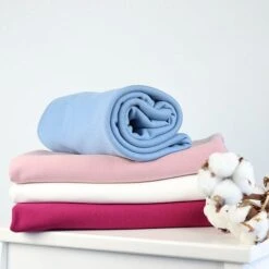 Bio Interlock Jersey Uni Ecru -STOFFBIOTOP Verkäufe uni ecru Bio Interlock Jersey 924 3