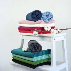 Bio Interlock Jersey Uni Indigo -STOFFBIOTOP Verkäufe uni indigo Bio Interlock Jersey 929 3