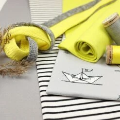 Bio Jersey Stoff Streifen Weiß Schwarz Ringeljersey Stoffonkel -STOFFBIOTOP Verkäufe weiss schwarz Ringeljersey Stoffonkel Bio Jersey 418 4